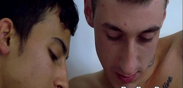  Superb twinks Jimmy and Lukas having hard and rough sex